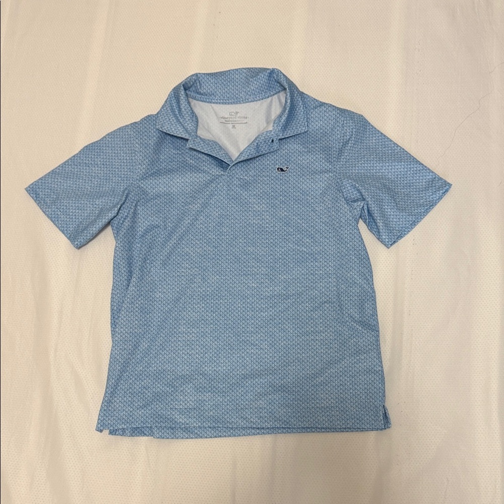 Vineyard Vines Light Blue Kids Polo Shirt